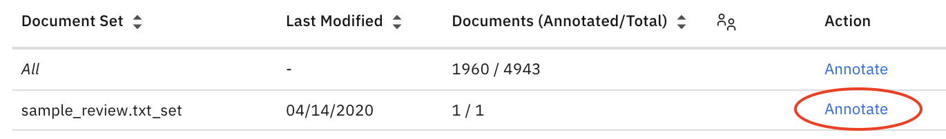 Locating document set