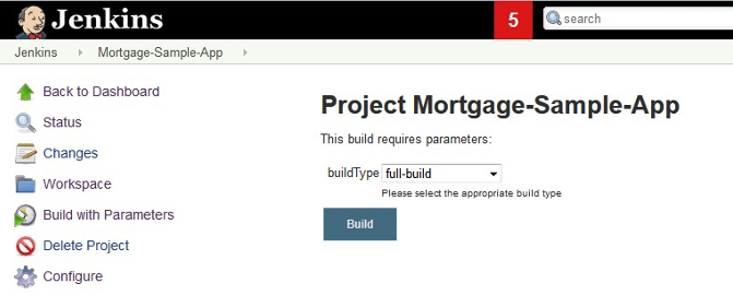 Jenkins build parameterization