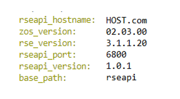 Check Status Output