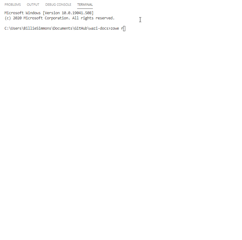 Issue TSO Command