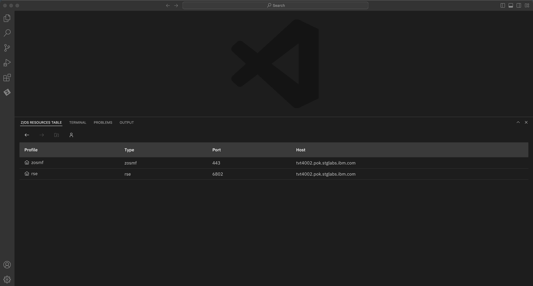 Using the MVS view to submit data set members as jobs.