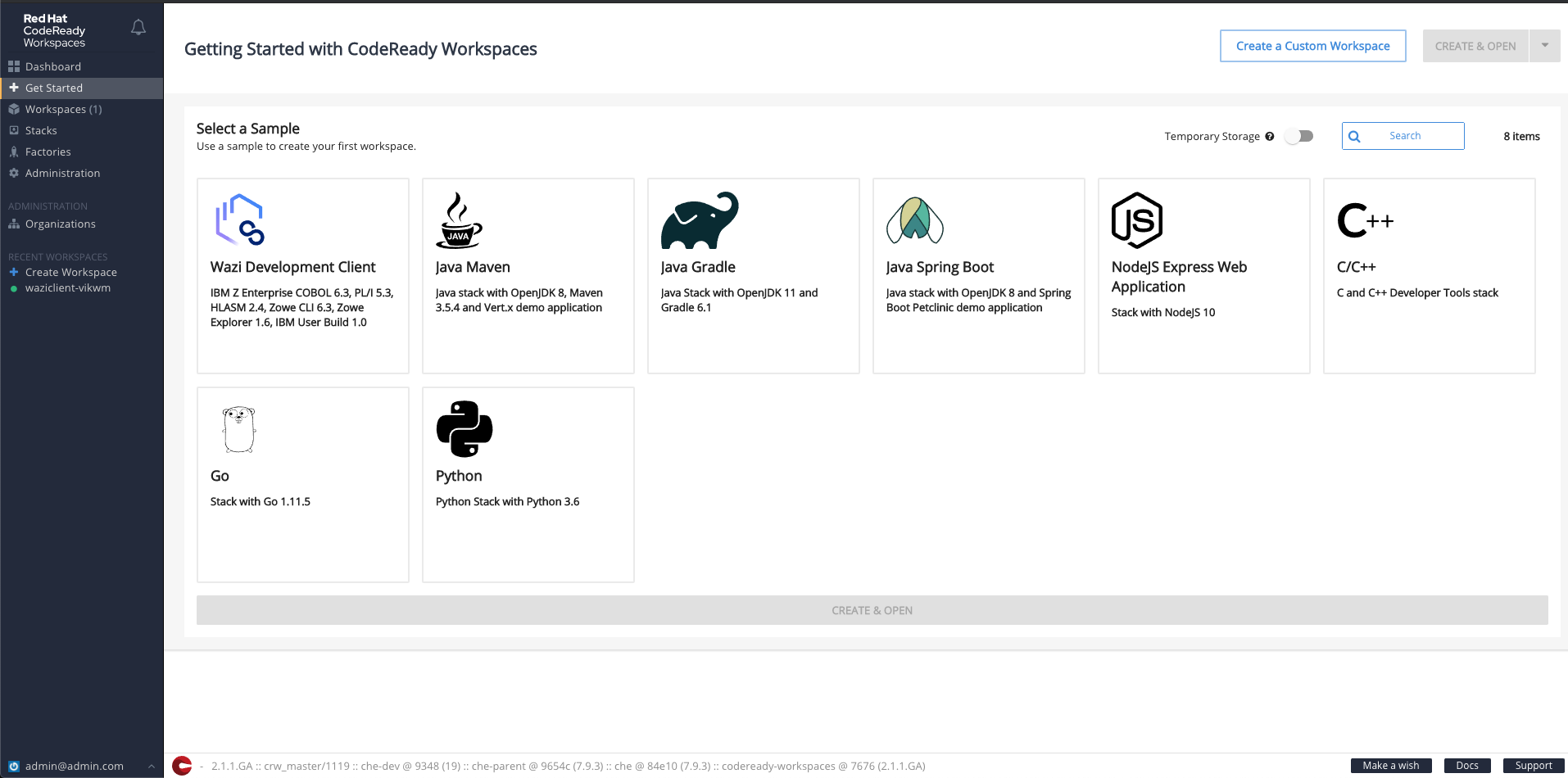 wazi-development-client-dashboard